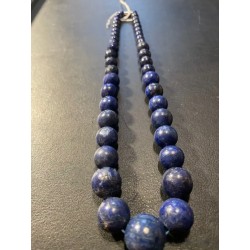 Collar de Lapislázuli en Degradado - Esferas de Piedra Natural Azul