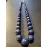 Collar de Lapislázuli en Degradado - Esferas de Piedra Natural Azul