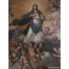 Óleo Antiguo de la Asunción de la Virgen Siglo XVII - Arte Religioso Barroco