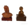 Esculturas de Terracota y Madera - Retratos de Juventud del Siglo XX