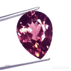 Granate con 17.87 quilates y certificado, talla en forma de gota