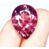 Granate con 17.87 quilates y certificado, talla en forma de gota
