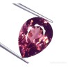 Granate con 17.87 quilates y certificado, talla en forma de gota