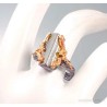 Anillo de plata con turmalina natural - Joya única y artesanal