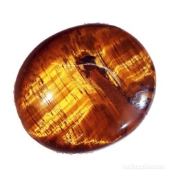 Piedra natural de ojo de tigre de 42.90CT con brillo dorado