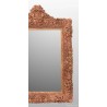 Espejo Vintage Marco Alabastro Tallado - Decoración Frutal Estilo Luis XVI 113cm
