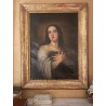 Óleo Inmaculada Siglo XVII Escuela de Murillo - Pintura Religiosa Barroca Marco