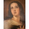 Óleo Inmaculada Siglo XVII Escuela de Murillo - Pintura Religiosa Barroca Marco