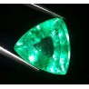 Esmeralda Natural Triangular 11.17CT - Gema Certificada Talla Trilliant Colombia
