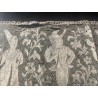 Encaje Antiguo Vintage con Figuras Humanas Coleccionista Exclusivo