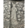 Encaje Antiguo Vintage con Figuras Humanas Coleccionista Exclusivo
