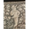 Encaje Antiguo Vintage con Figuras Humanas Coleccionista Exclusivo