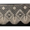 Encaje Antiguo Bolillos Vintage Pieza Textil Artesanal Coleccionista