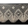 Encaje Antiguo Bolillos Vintage Pieza Textil Artesanal Coleccionista