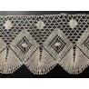 Encaje Antiguo Bolillos Vintage Pieza Textil Artesanal Coleccionista