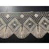 Encaje Antiguo Bolillos Vintage Pieza Textil Artesanal Coleccionista