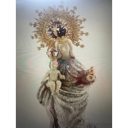 Virgen de la Cinta atribuida a Fernando Marmolejo - Plata y marfil