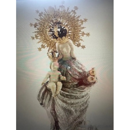 Virgen de la Cinta atribuida a Fernando Marmolejo - Plata y marfil