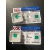 Esmeraldas Certificadas Corte Rectangular Piedras Preciosas 3.87 y 3.57. CT.