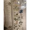 Bordado Religioso Antiguo Inmaculada Virgen María Obra Maestra Textil Seda y Oro