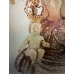 Virgen de la Cinta atribuida a Fernando Marmolejo - Plata y marfil