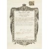Documento firmado por el rey