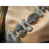 Pulsera Plata Ágatas Naturales Diseño Artesanal Contemporáneo