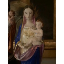 Esculturas Religiosas Cartuja Pickman San José y Virgen con Niño