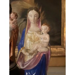 Esculturas Religiosas Cartuja Pickman San José y Virgen con Niño