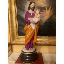 Esculturas Religiosas Cartuja Pickman San José y Virgen con Niño