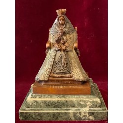 Escultura Bronce Virgen de los Reyes Edición Limitada Paco Román