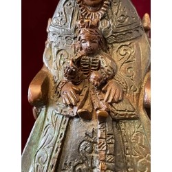 Escultura Bronce Virgen de los Reyes Edición Limitada Paco Román