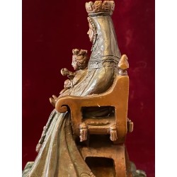 Escultura Bronce Virgen de los Reyes Edición Limitada Paco Román