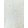 Colcha Encaje Mecánico Crudo Mediados S.XX - Tejido Floral Vintage 204x256cm