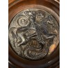Obra de Arte en Plata - Escena Emblemática de San Jordi Matando al Dragón