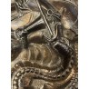 Obra de Arte en Plata - Escena Emblemática de San Jordi Matando al Dragón