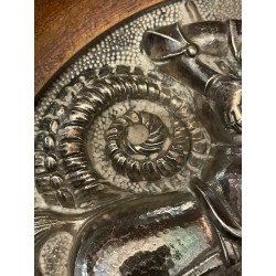 Obra de Arte en Plata - Escena Emblemática de San Jordi Matando al Dragón